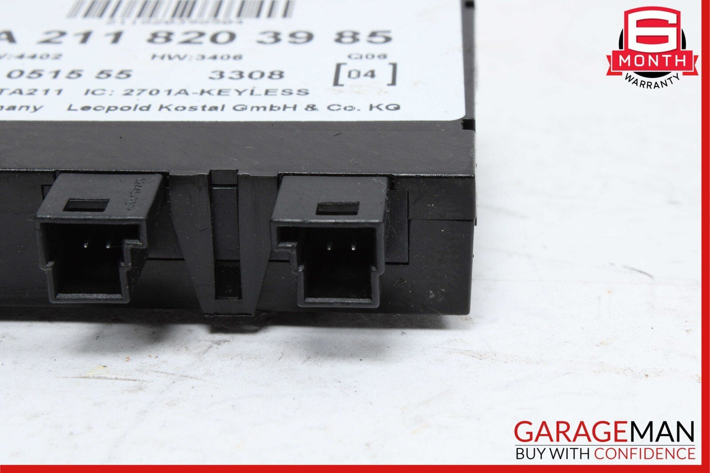 03-11 Mercedes W219 CLS500 E350 E63 AMG Keyless Go Entry Control Module Unit OEM