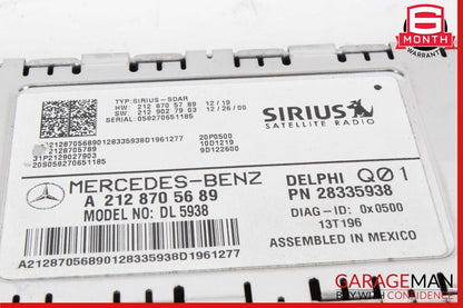 14-19 Mercedes W117 CLA250 Sirius Satellite Radio Receiver 2128705689 OEM