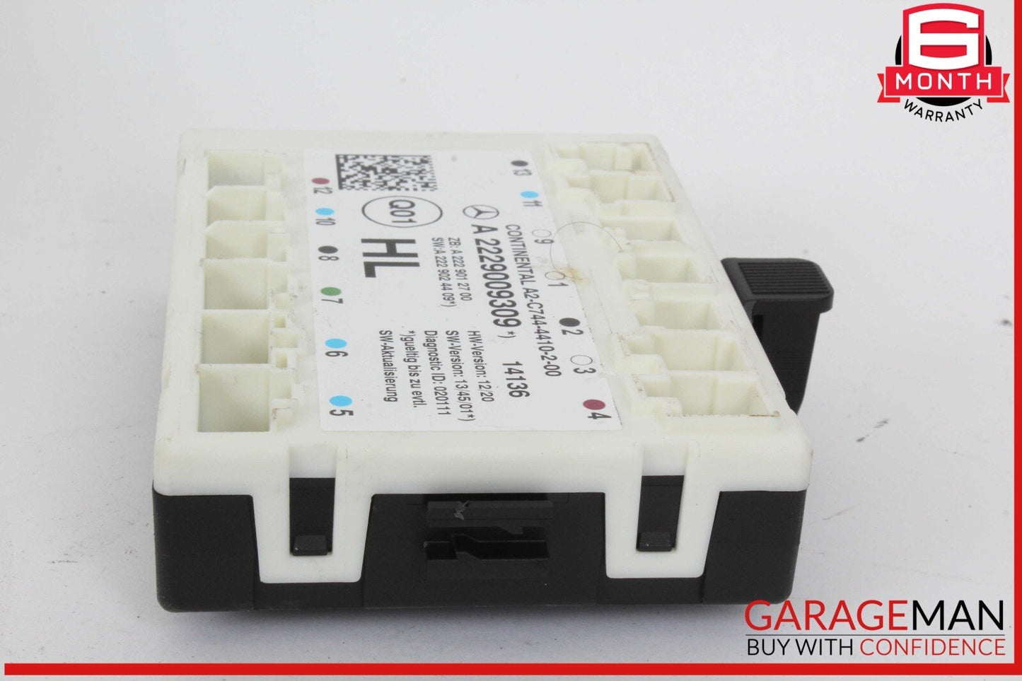 14-17 Mercedes W222 S550 Rear Left Driver Side Door Window Control Module OEM
