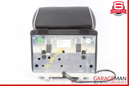 03-13 Maserati Quattroporte M139 Rear Center Seat Headrest Black OEM