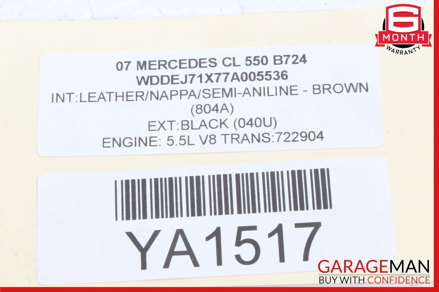 07-10 Mercedes W216 CL550 CL600 S550 S63 AMG Keyless Go Control Module Unit OEM
