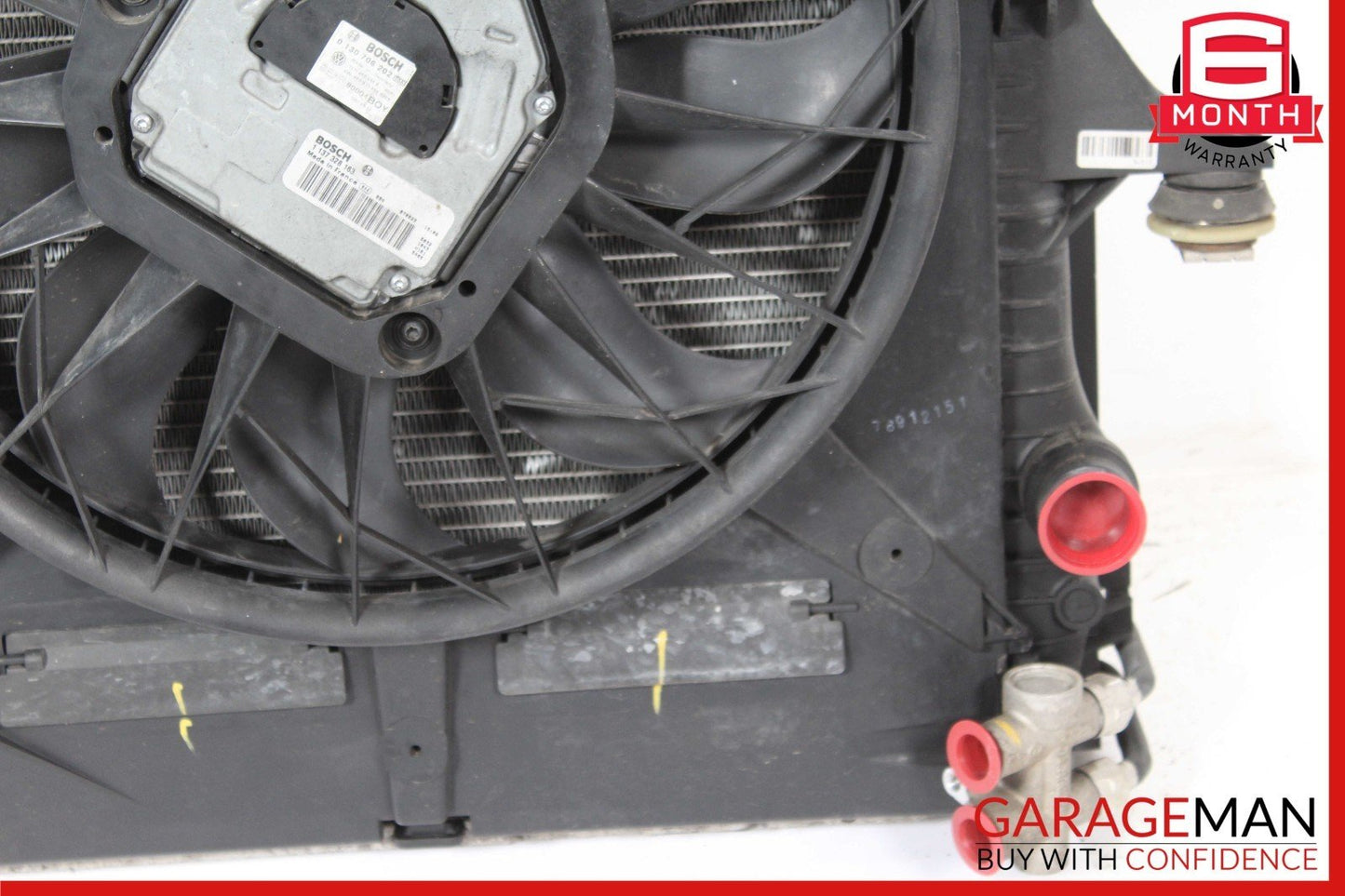 03-10 Porsche Cayenne 955 957 Engine Motor Cooling Radiator AC Condenser Assy