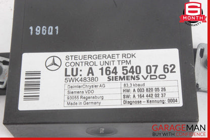 06-13 Mercedes W219 CLS550 R350 CL550 TPMS Tire Pressure Control 1645409545 OEM