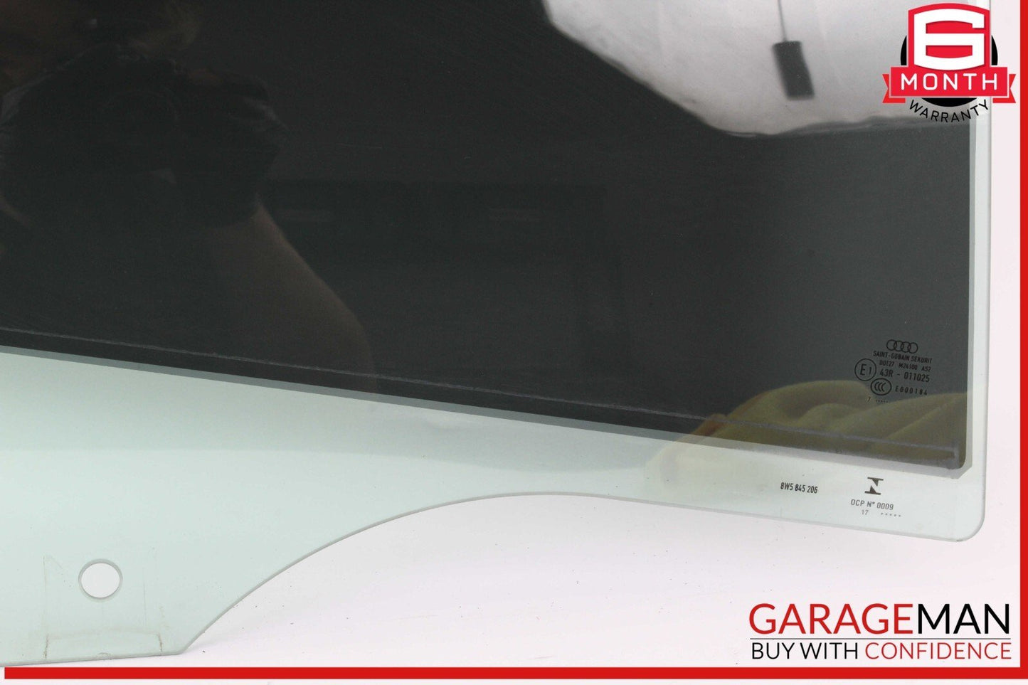 17-24 Audi A4 Quattro Rear Right Passenger Side Door Window Glass 8W5845206 OEM