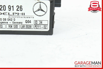 00-08 Mercedes SLK350 S600 SL500 CL500 Anti Theft Alarm Sensor Control Module