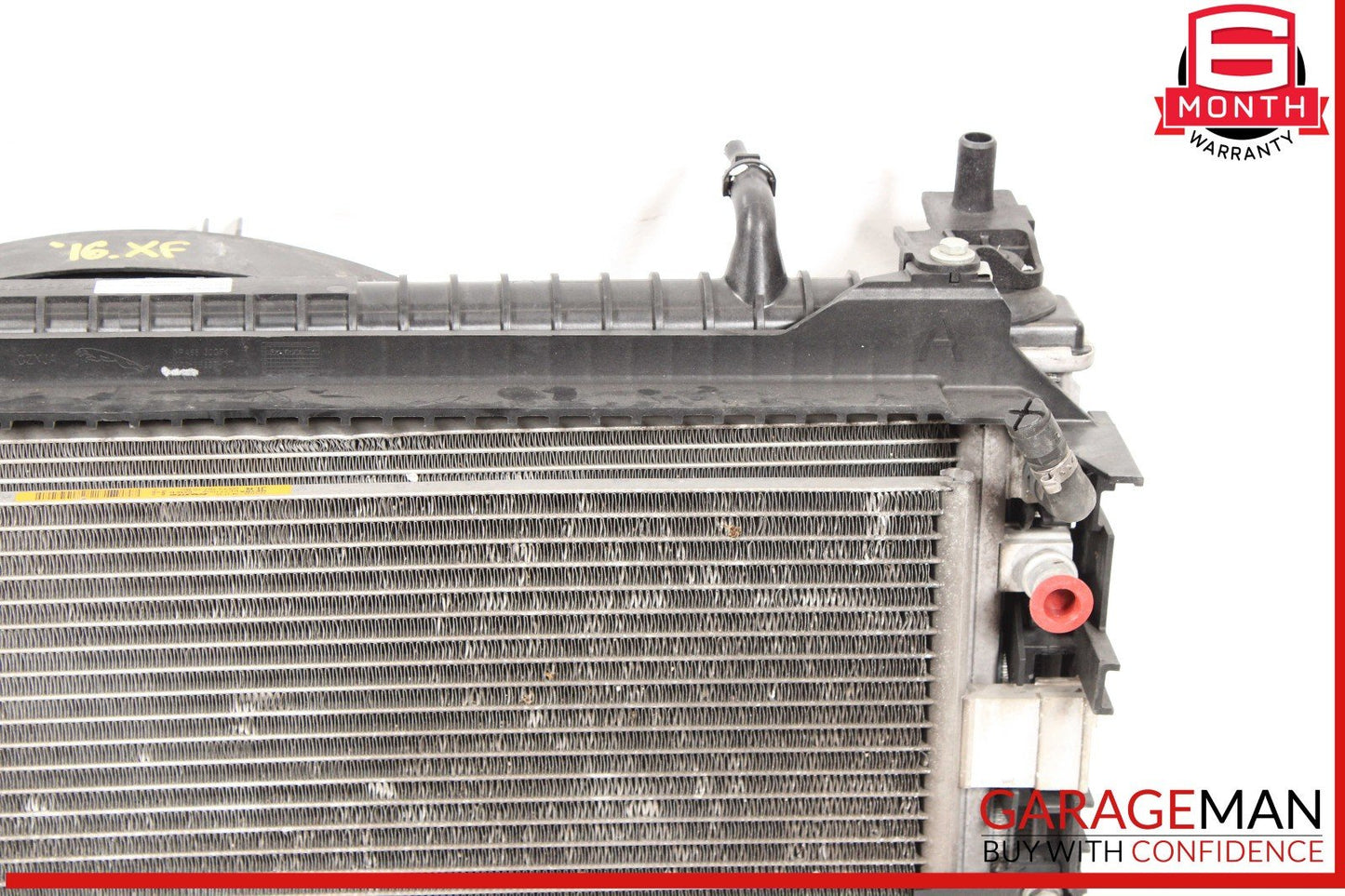 16-20 Jaguar XF Engine Motor Cooling Radiator Fan Assembly OEM