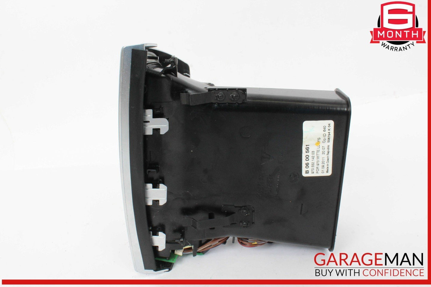 10-16 Porsche Panamera 970 Front Right Inner Dash AC A/C Air Vent Trim Grille