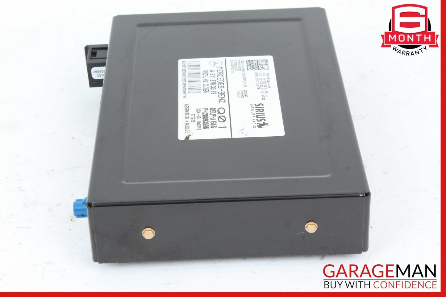 03-11 Mercedes SLK280 CLS550 E350 Sirius Satellite Radio Receiver Module Unit