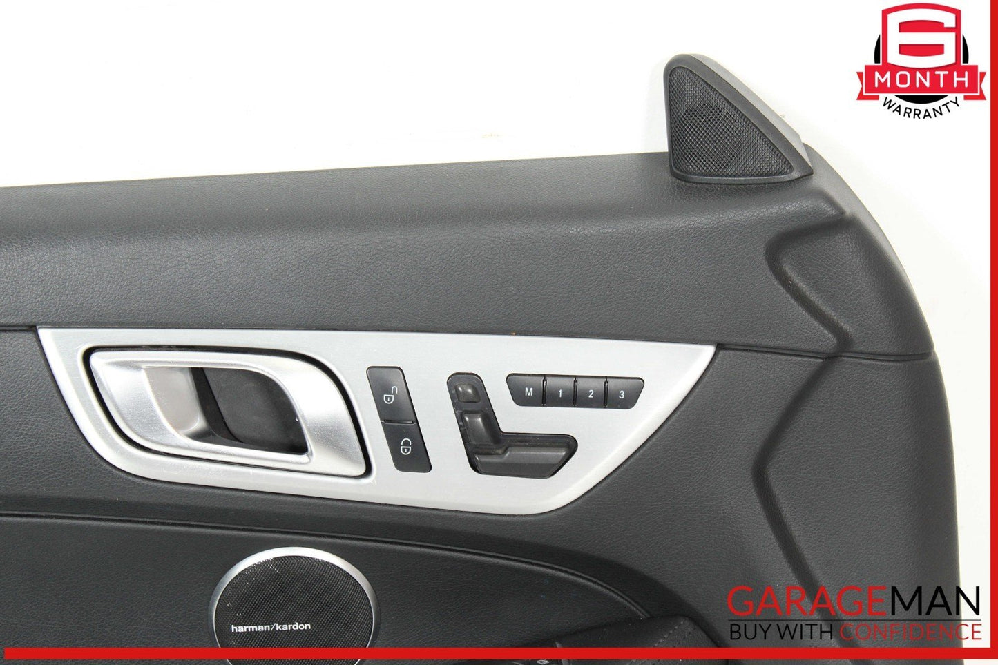 12-16 Mercedes R172 SLK250 Front Left Side Interior Door Panel Assembly Black