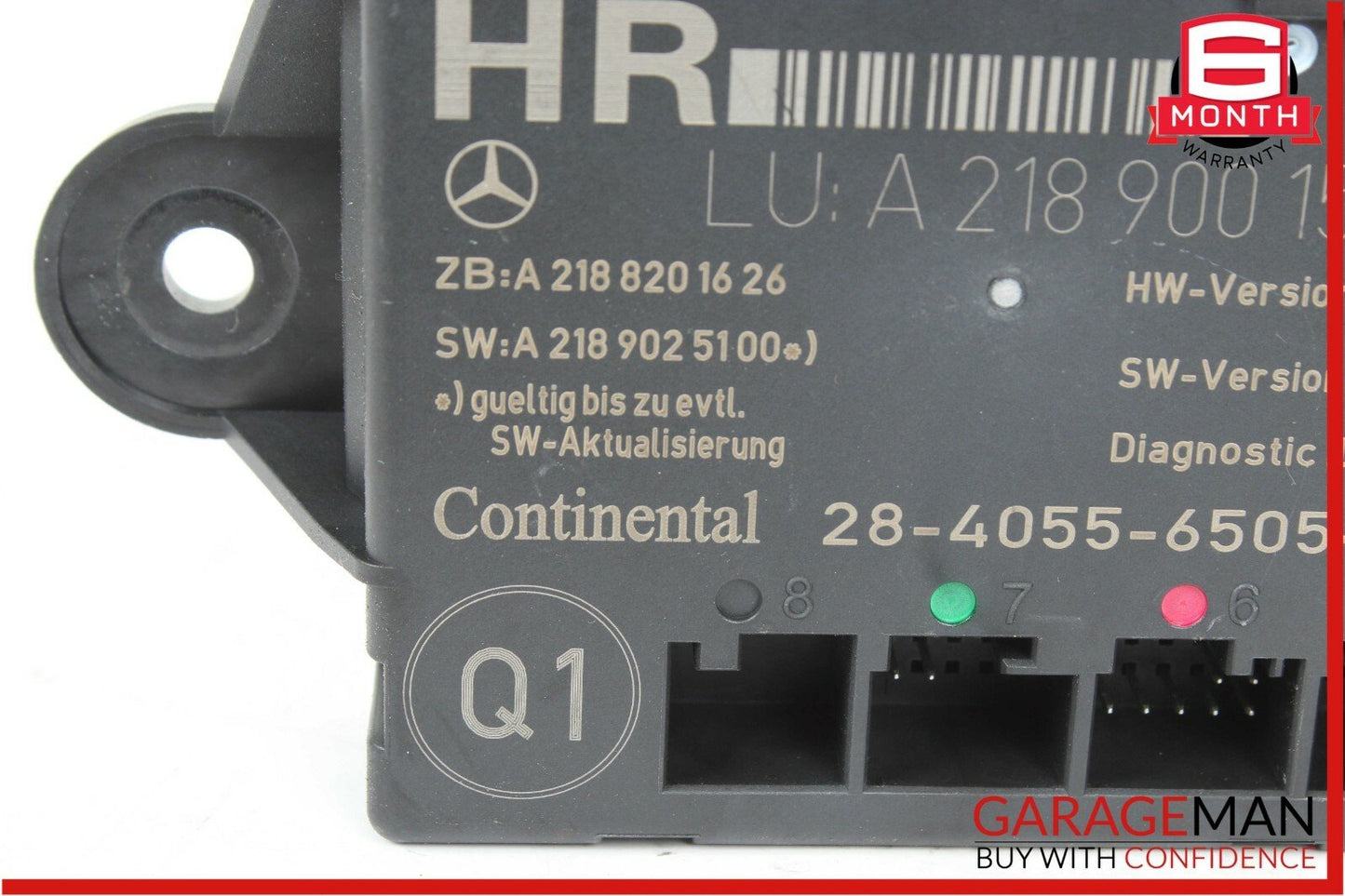 08-15 Mercedes W204 C250 C350 Rear Right Passenger Side Door Control Module OEM