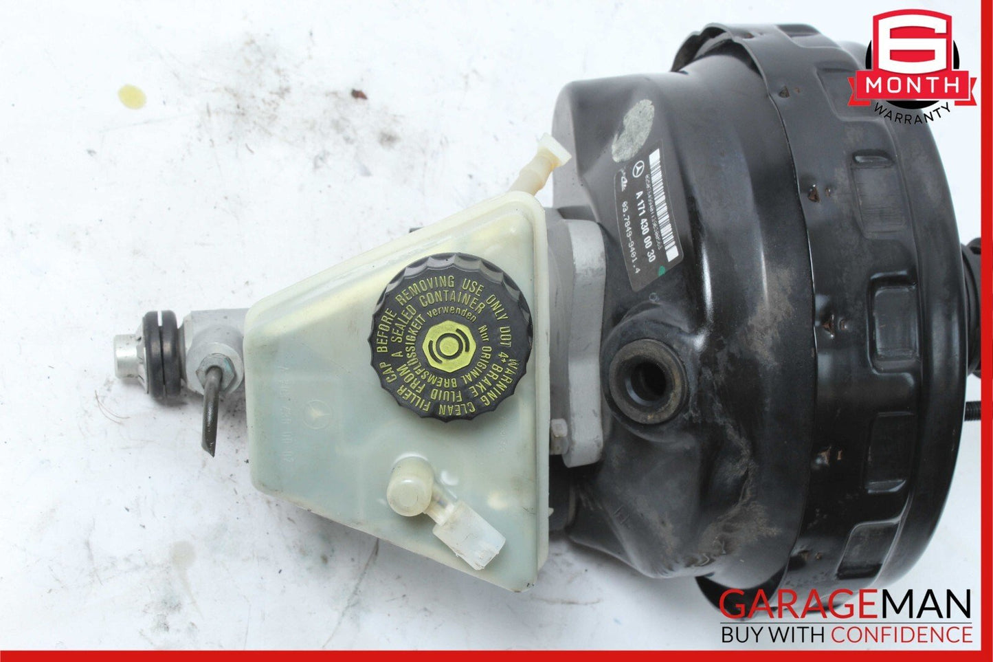05-11 Mercedes R171 SLK280 SLK350 Power Brake Booster Master Cylinder Reservoir