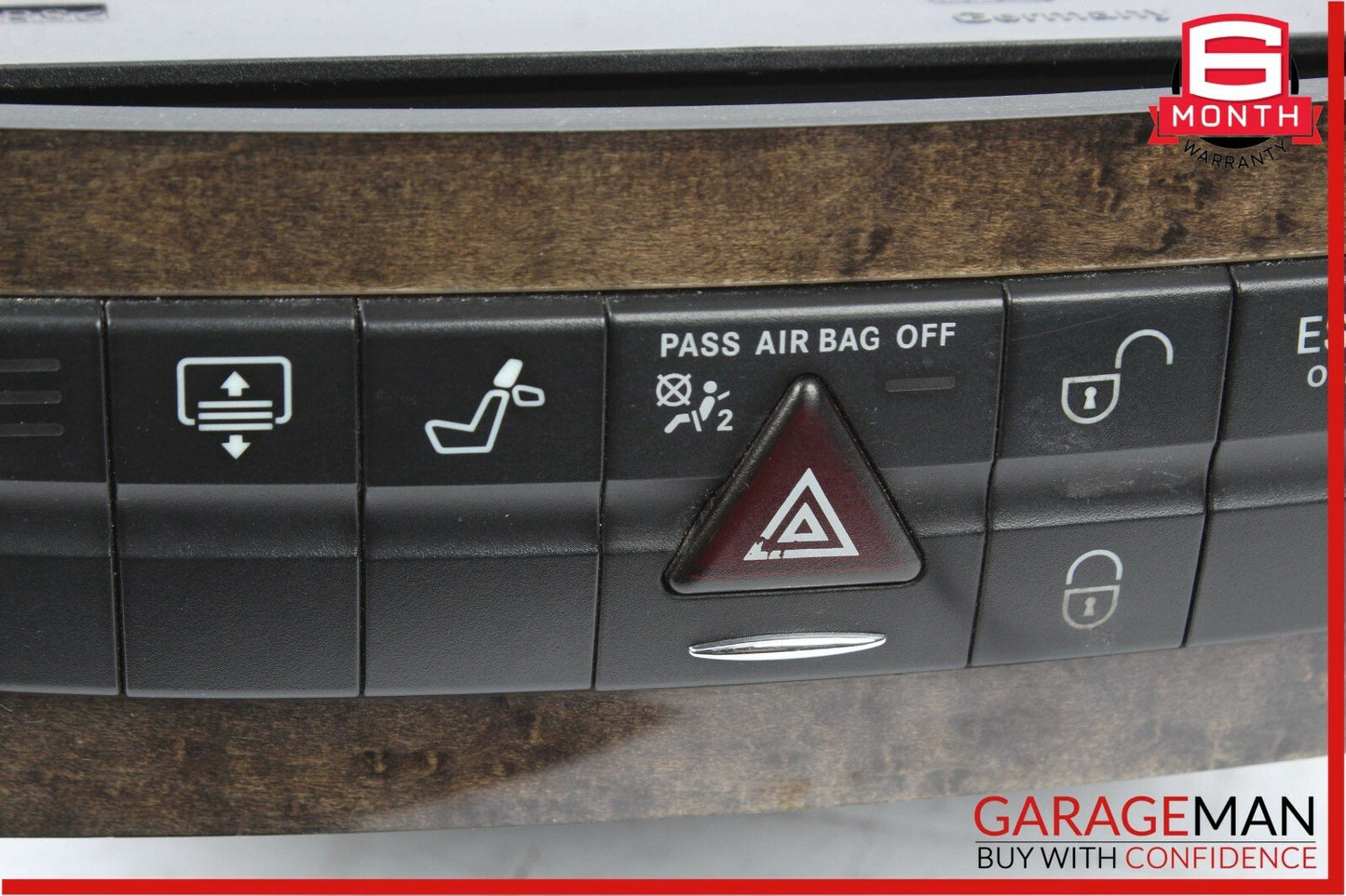 03-09 Mercedes CLS500 E350 E55 AMG Hazard Light Door Lock Control Switch Module