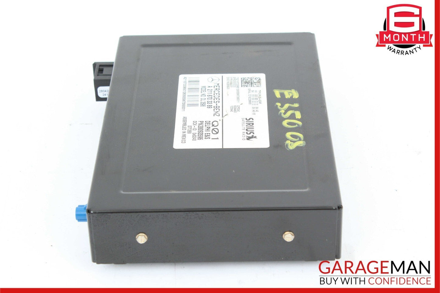 03-11 Mercedes GL450 CLS550 E550 E350 Sirius Satellite Radio Receiver Module