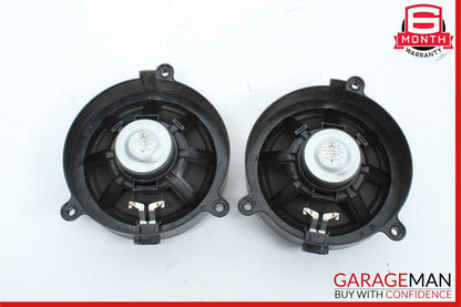 01-07 Mercedes W203 C230 Front Right & Left Side Door Audio Speaker Set of 2 OEM
