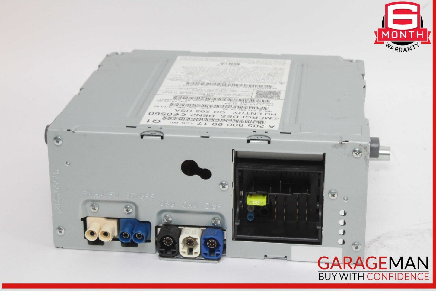 15-18 Mercedes W205 C300 C350e AM/FM CD Player Radio Receiver Module OEM