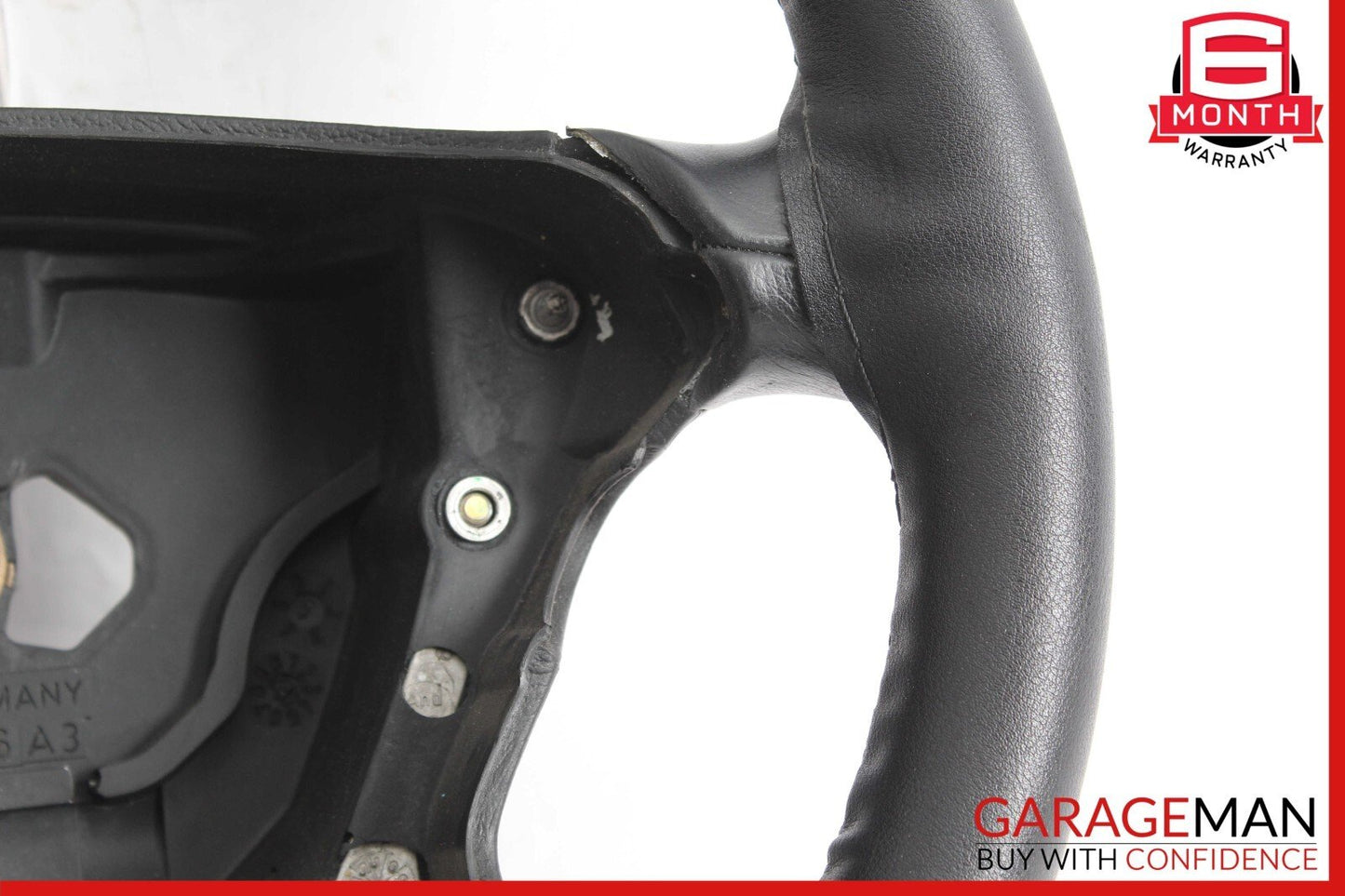 03-09 Mercedes R230 SL500 CLK350 Driver 4 Spoke Steering Wheel Black