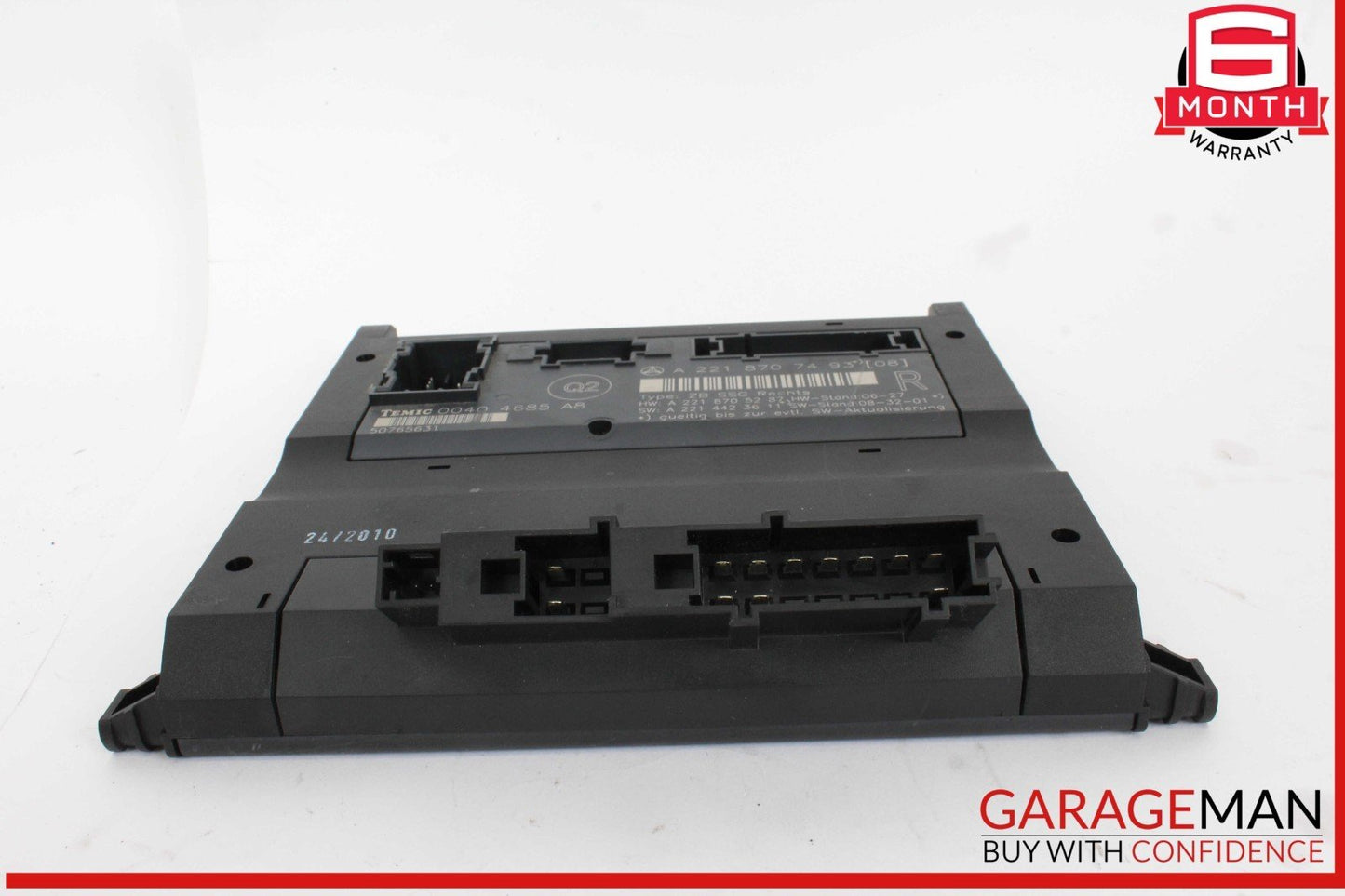 07-13 Mercedes W221 S550 S400 Front Right Under Seat Control Module 2218707493