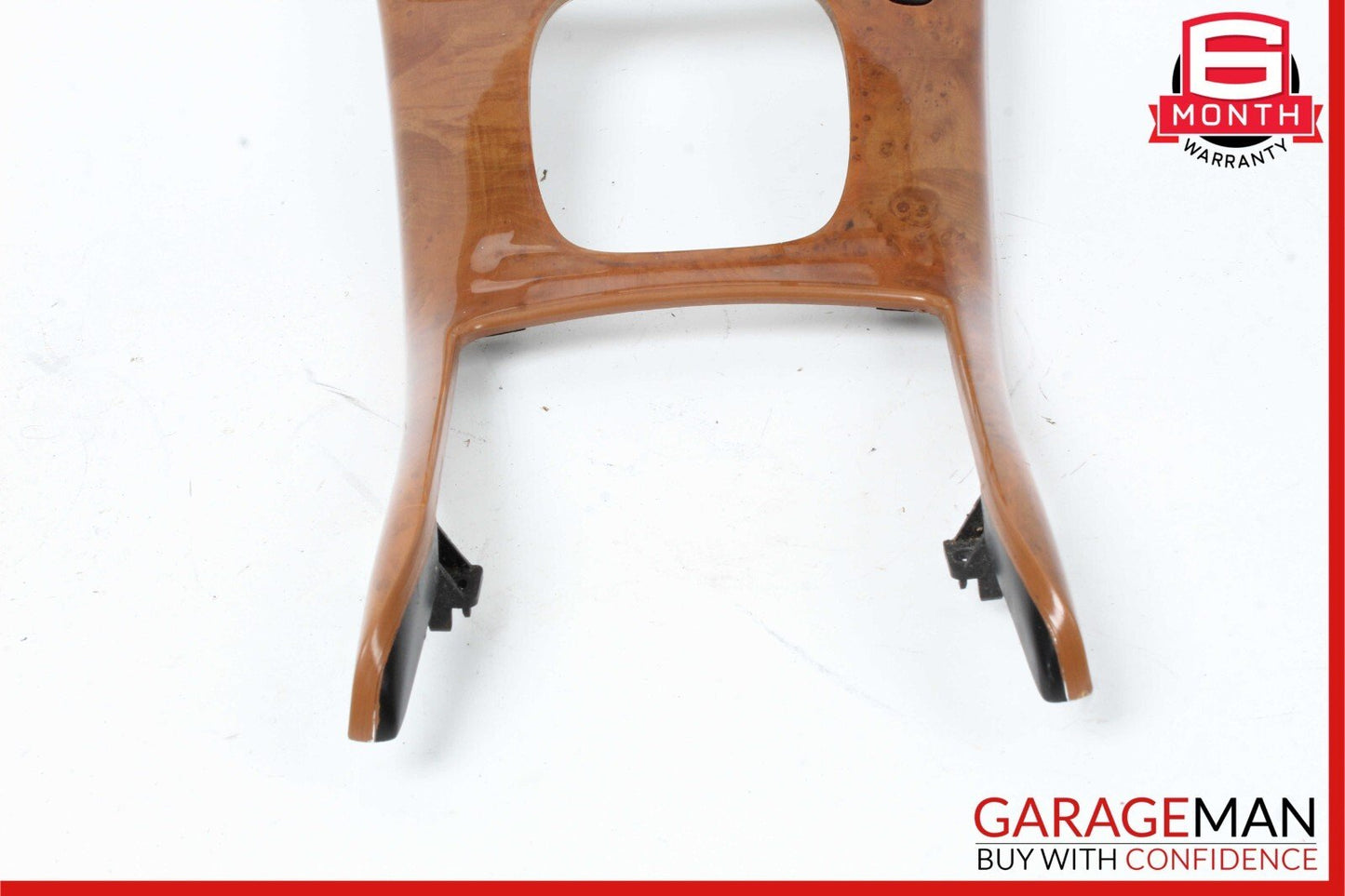 00-02 Mercedes W215 CL500 Center Console Radio Trim Cover Panel Bezel Wood