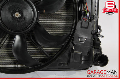 12-15 Mercedes R172 SLK250 Radiator Cooling Fan Motor AC Condenser Assy OEM