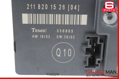 03-06 Mercedes W211 E350 E500 E55 AMG Rear Left Side Door Control Module Unit