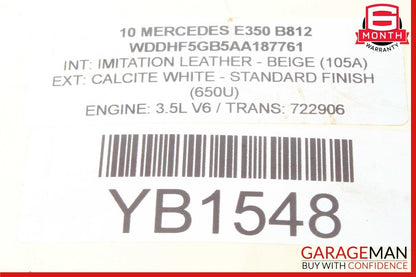 06-15 Mercedes W212 E350 SLK350 C300 Engine Oil Separator Cover 2720160134 OEM