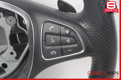 14-20 Mercedes W117 CLA250 GLA250 Steering Wheel w/ Paddle Shifters OEM