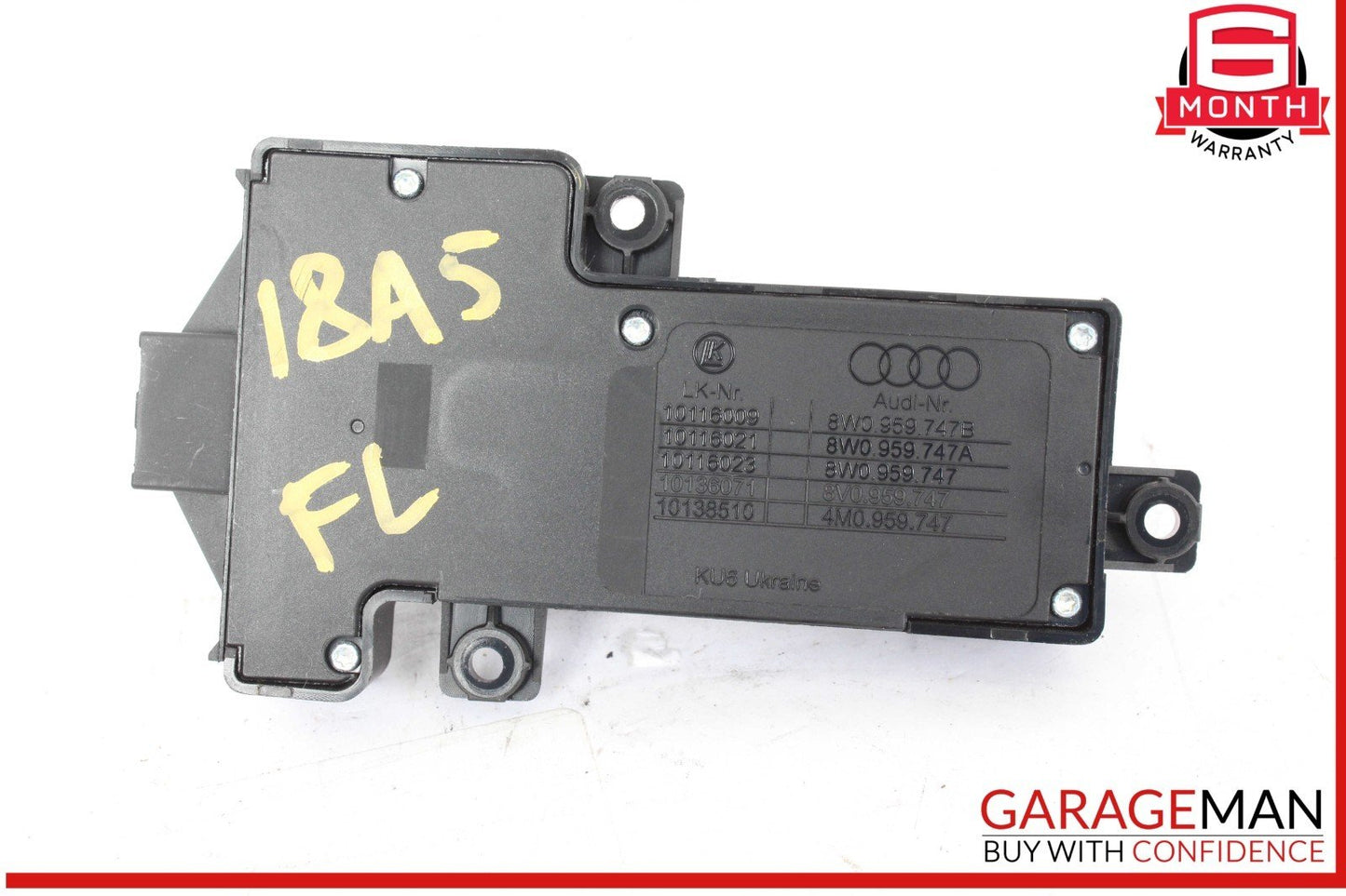 15-24 Audi A5 S3 A4 Front Left Driver Side Seat Adjustment Control Switch OEM