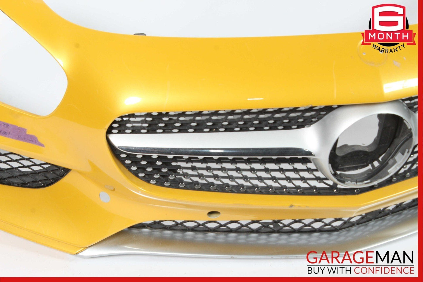 18-20 Mercedes W190 GT GTR AMG Front Bumper Cover Complete Yellow 164145366827