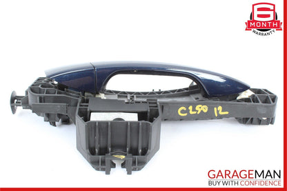 12-14 Mercedes W204 C300 C250 Sedan Right Passenger Exterior Door Handle Blue