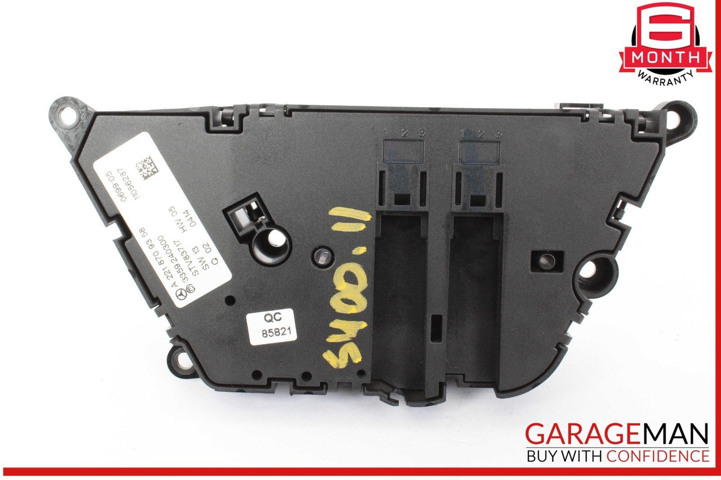 07-13 Mercedes W221 S400 Hybrid Front Right Side Seat Control Switch Set OEM