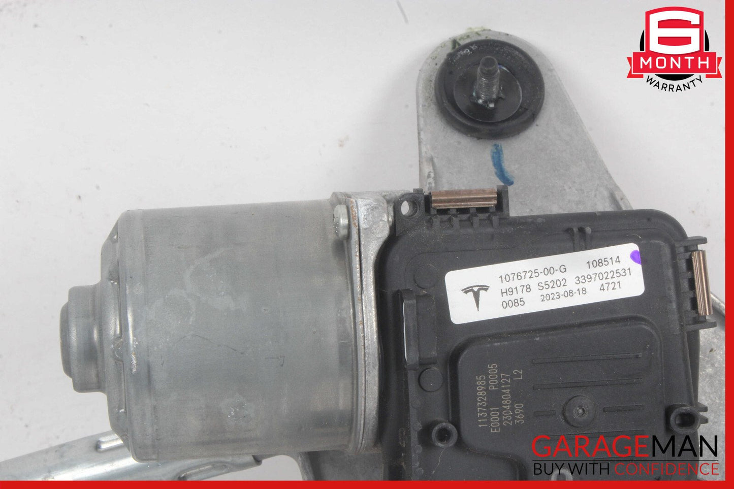17-23 Tesla 3 Front Windshield Wiper Linkage & Motor OEM
