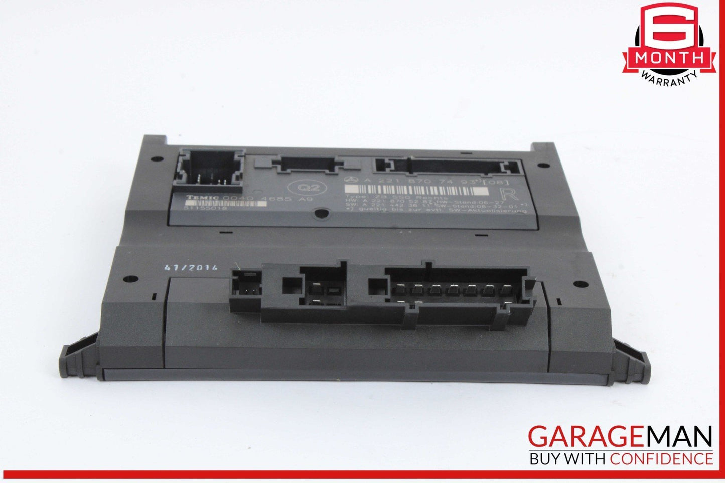 07-13 Mercedes W221 S550 Front Right Side Under Seat Control Module Unit OEM