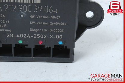 10-16 Mercedes W212 E350 Rear Left Driver Side Door Control Module 2129003906