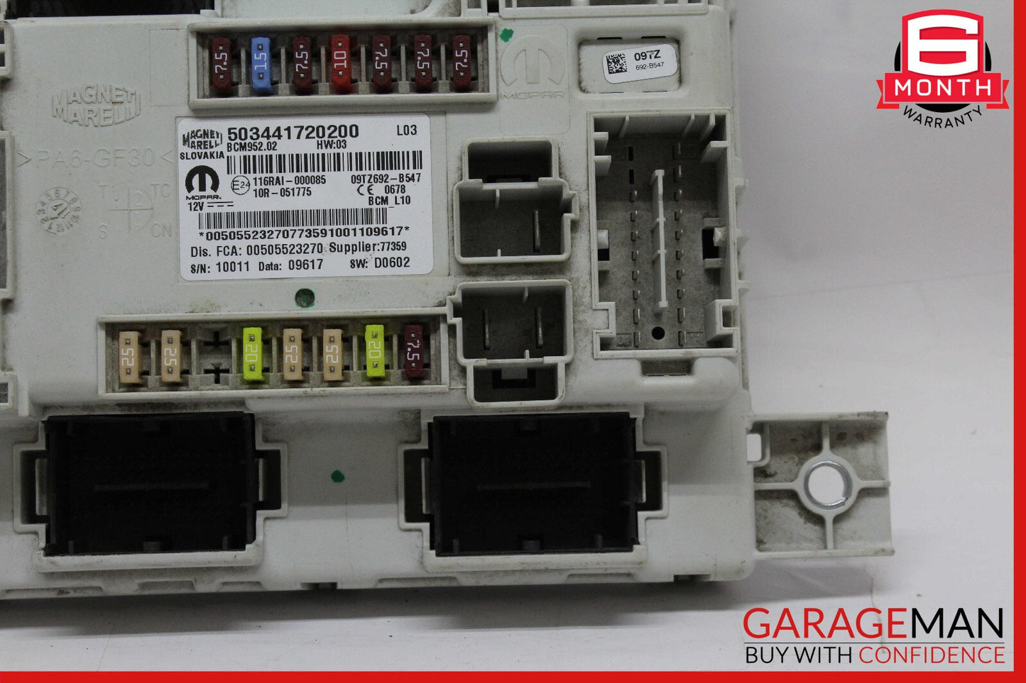 17-19 Alfa Romeo Giulia Fuse Box Gateway Module Unit OEM