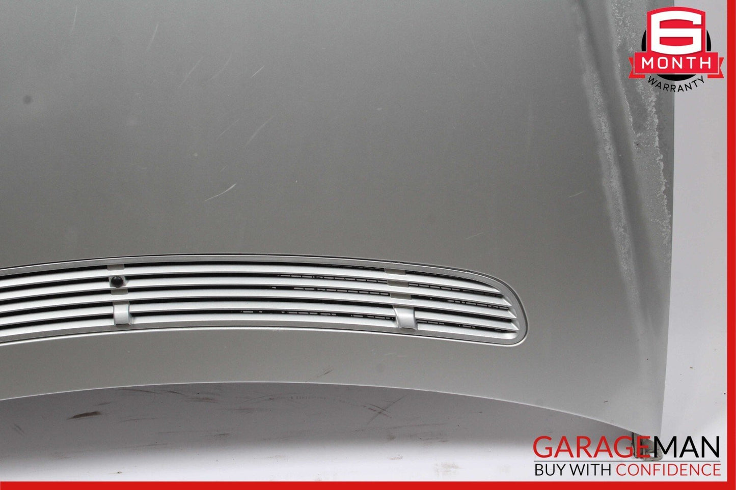 03-06 Mercedes W220 S430 S500 Front Hood Bonnet Panel Brilliant Silver OEM