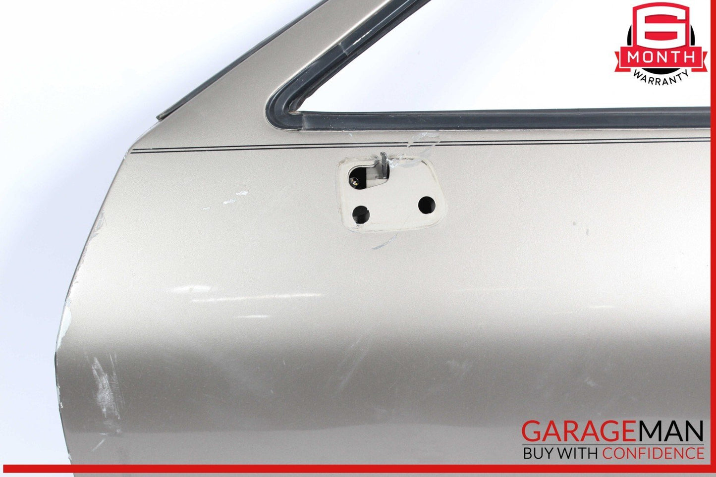 84-91 Porsche 928 S Front Left Side Exterior Door Shell Panel Gray OEM
