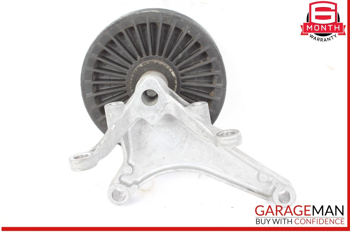11-20 Mercedes X166 GL550 GL450 CLS550 V-Belt Tensioner Pulley Mount OEM
