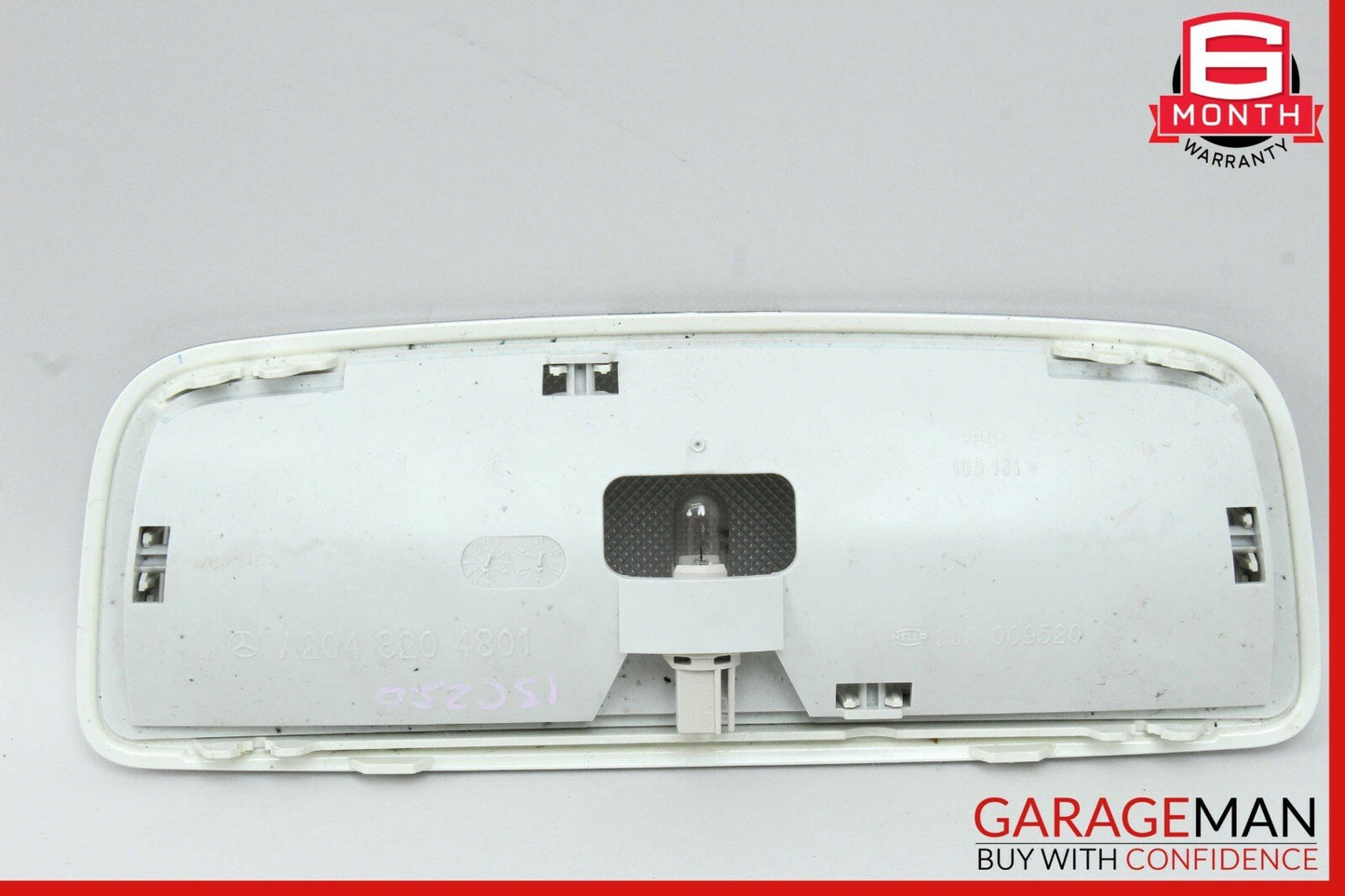 08-17 Mercedes C250 E350 GLK350 Rear Overhead Dome Light Lamp Assembly Grey