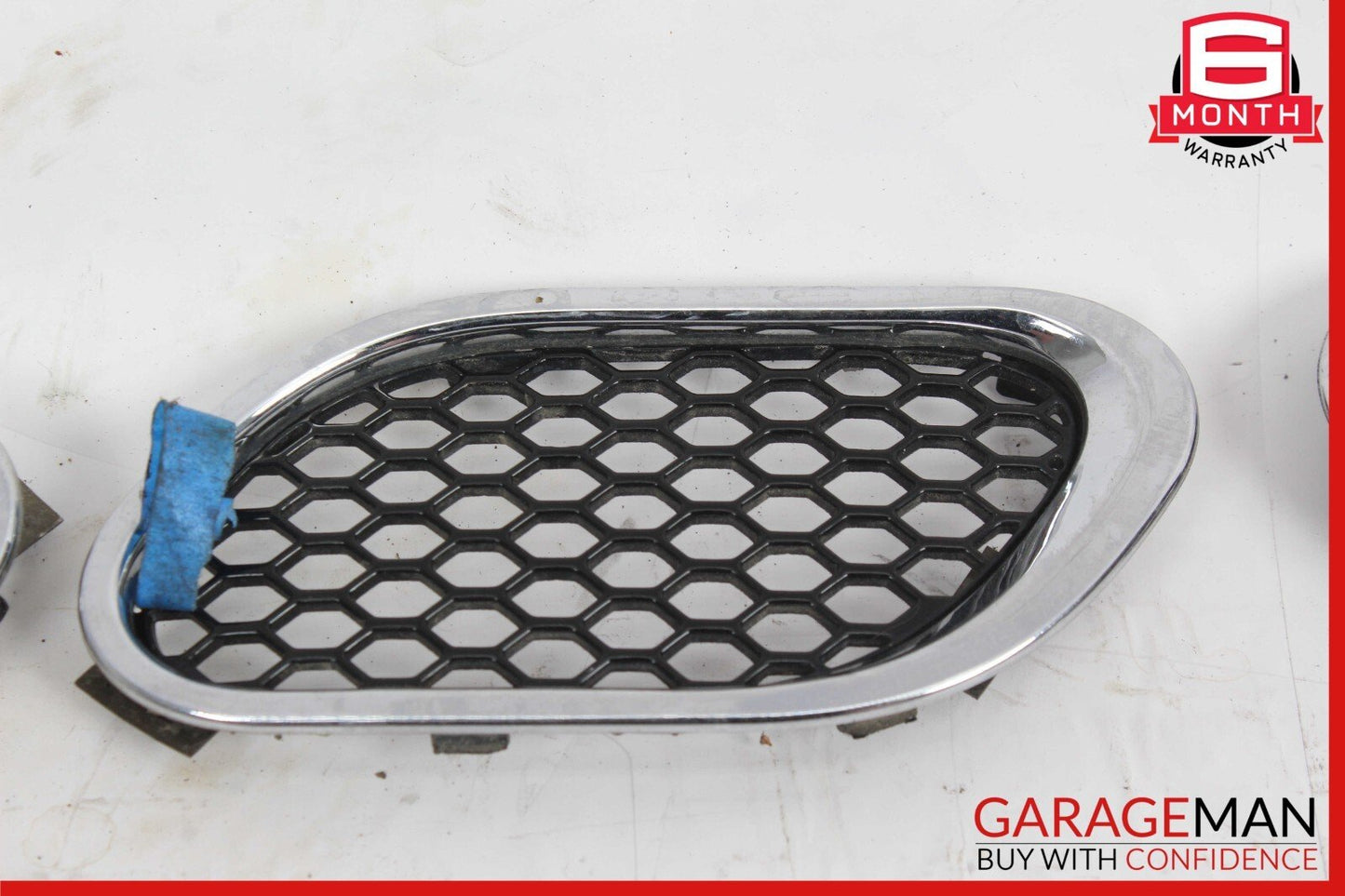 03-13 Maserati Quattroporte M139 Fender Grill Grille Vent Left Side Set of 4 Pc