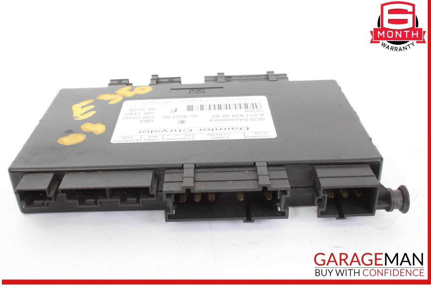 03-11 Mercedes W211 E350 Front Left Side Seat Control Module 2118704085 OEM