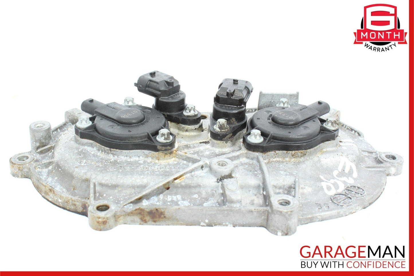 06-13 Mercedes W212 E350 S550 Front Right Engine Timing Chain Cover Plate OEM
