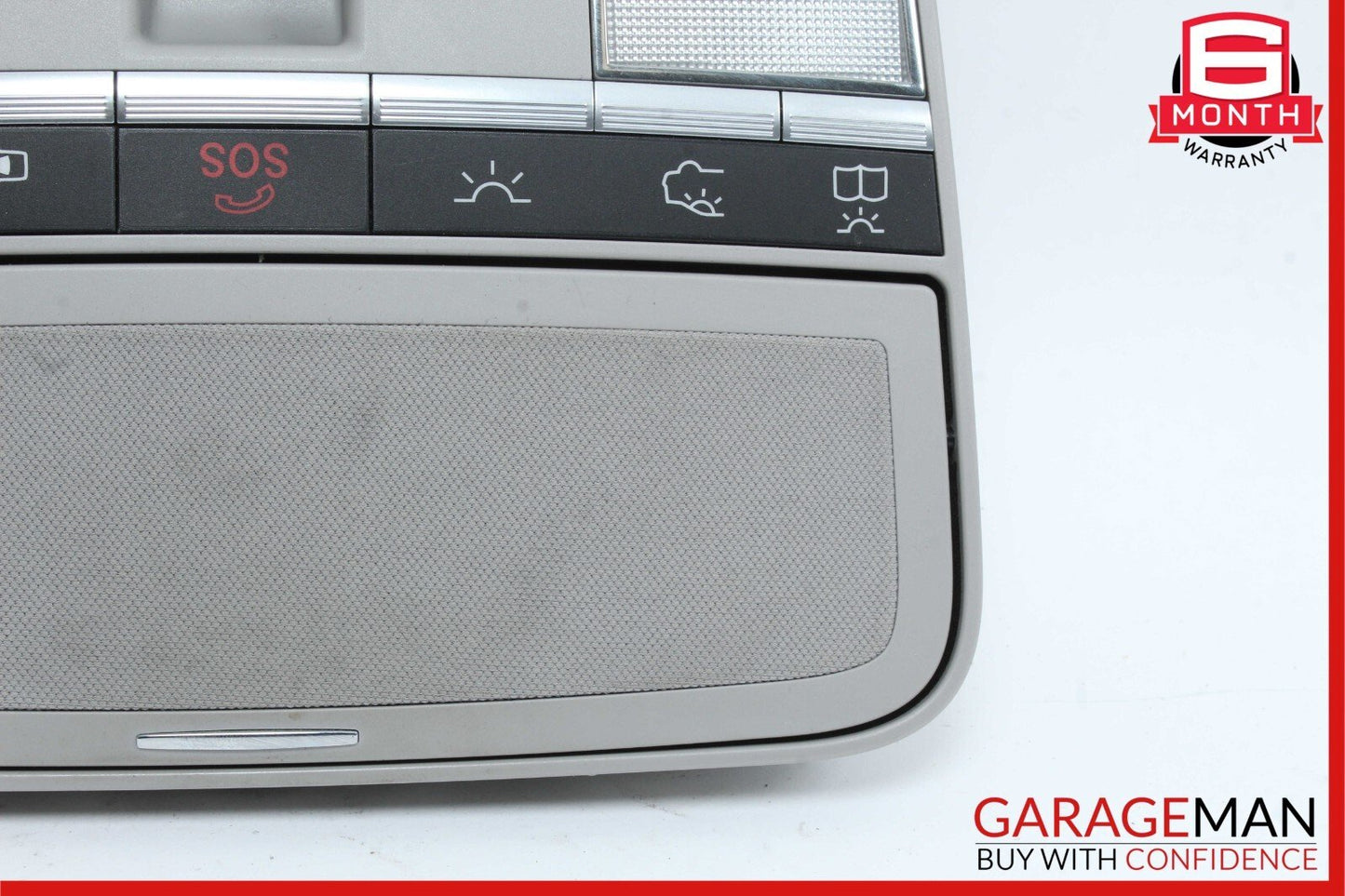 07-10 Mercedes W221 S550 CL550 Overhead Dome Light Lamp Sunroof Control Gray OEM