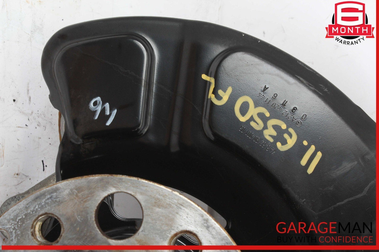 10-16 Mercedes W212 E350 Bluetec Front Left Side Wheel Spindle Knuckle Hub OEM