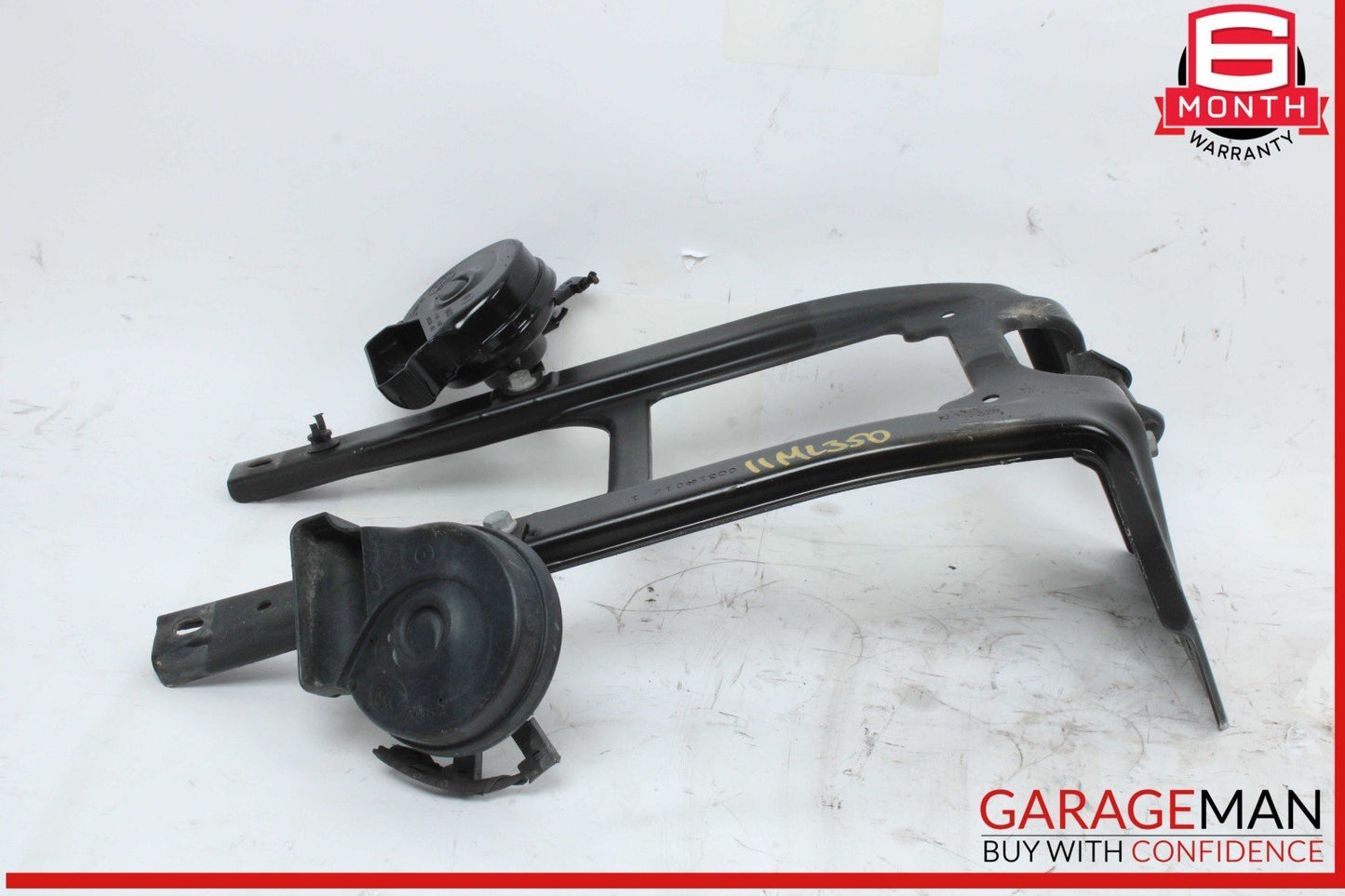 06-12 Mercedes W164 ML350 GL450 Center Radiator Core Tie Bar Support w/ Horn OEM