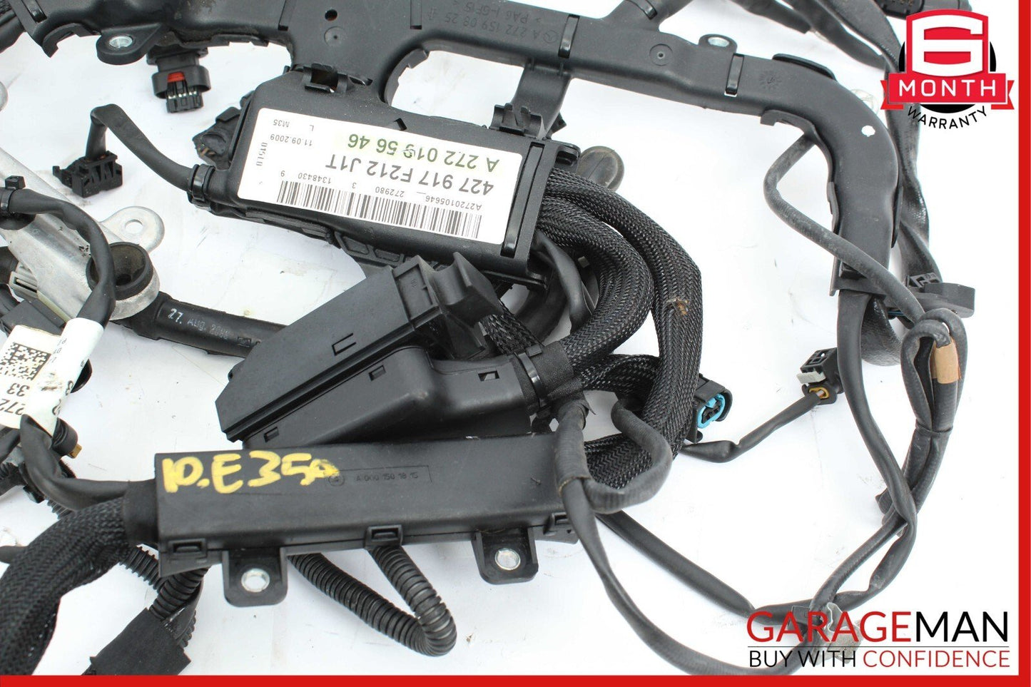 10-11 Mercedes W212 E350 Main Engine Motor Wire Wiring Harness OEM
