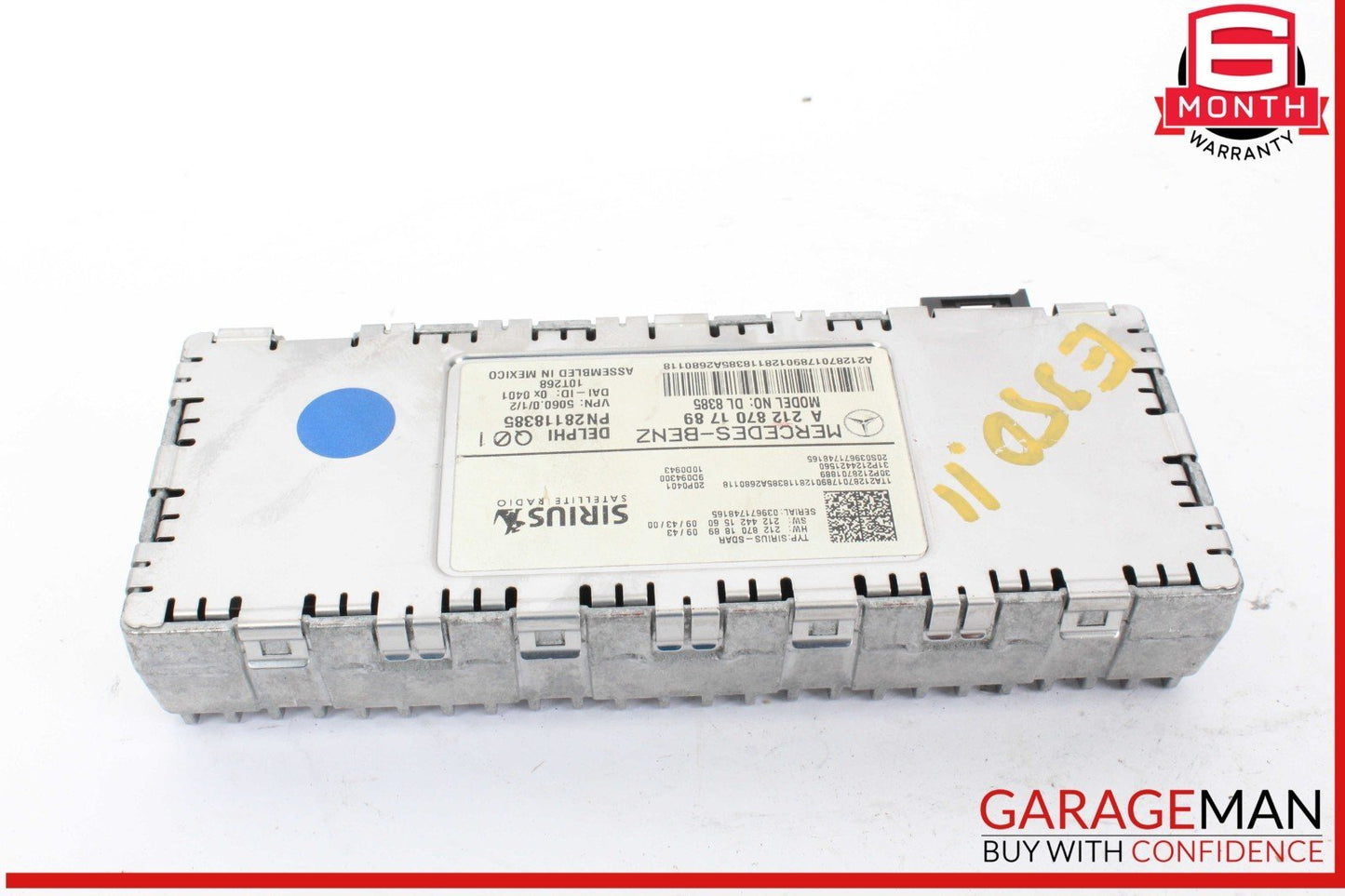 12-14 Mercedes W212 E350 GLK350 Sirius Satellite Radio Receiver 2128701789 OEM
