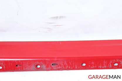 02-05 Mercedes W203 C230 Coupe Left Driver Side Rocker Skirt Moulding Panel Red