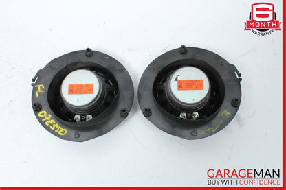 07-09 Mercedes W211 E350 Front Left & Right Side Door Audio Sound Speakers Set