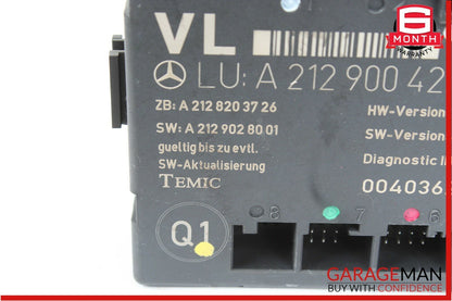08-15 Mercedes W204 C250 C350 Front Left Driver Side Door Controller Module Unit