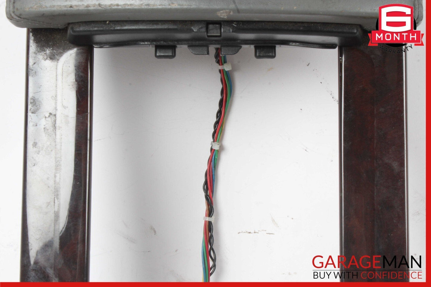 07-09 Mercedes W221 S550 Front Center Console Armrest Bezel Panel Assembly Wood